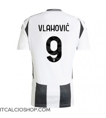 Juventus Dusan Vlahovic #9 Prima Maglia 2024-25 Manica Corta